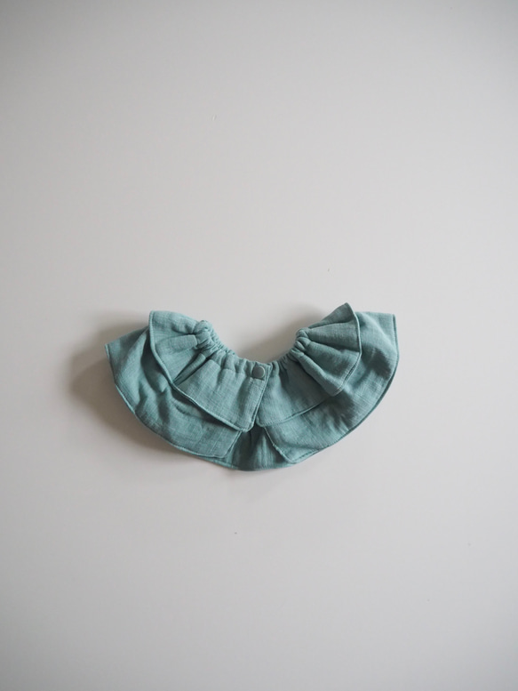 ダブルガーゼのフリルスタイ 11枚目の画像