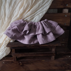 ダブルガーゼのフリルスタイ 12枚目の画像