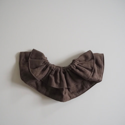 ダブルガーゼのフリルスタイ 6枚目の画像