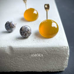 カルセドニー ピアス（スタッド・一粒） の人気通販｜Creema