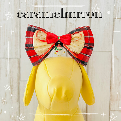 クリスマス 犬用リボン JDバレッタ NO1 ペット服・アクセサリー