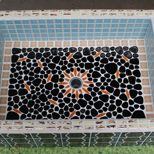 手造り　流し台　シンク　太陽 手造り 流し台 シンク 太陽 その他インテリア雑貨 タイル屋さん 通販