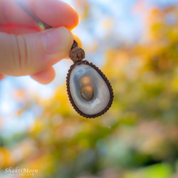 精神を安定させ、勝利をつかみ取りたいあなたへ！オーシャンジャスパーとルドラクシャのお守りネックレス4　第１・2・７ 1枚目の画像