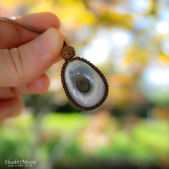 精神を安定させ、勝利をつかみ取りたいあなたへ！オーシャンジャスパーとルドラクシャのお守りネックレス4　第１・2・７ 5枚目の画像