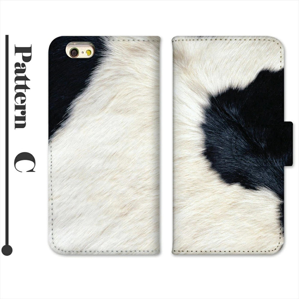 スマホケース iPhoneケース 手帳ケース 手帳型 携帯ケース ケース アニマル柄 動物柄 プリント手帳 4枚目の画像