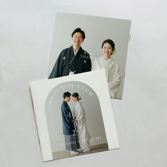 8Pスクエア型プロフィールブック07｜席次表｜選べる内容｜結婚式｜披露宴 2枚目の画像