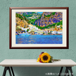 ハワード ベアレンズ ラ ガーノ　アートポスター　額 アートポスター】スイス ベルナー・オーバーラント地方（作品No