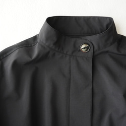 ORGANDIE LAYERED BLOUSON ライトアウター black 9枚目の画像