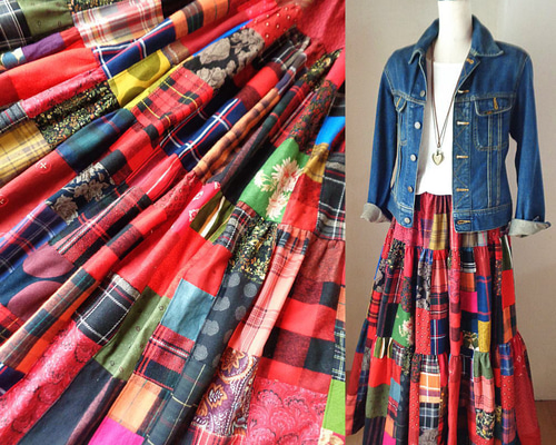 【美品】45R ハケ目カットワークのギャザースカート 近年モデル 人気ファッション - 45R ハケ目カットワーク ギャザースカート