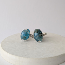 アパタイトオーバルカフス☆ / メンズ / カフス / ギフト / 天然石 / 父の日 8枚目の画像