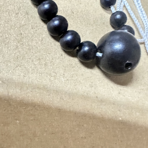 数珠パーツ黒檀 ビーズ namu 通販 19901628｜Creema(クリーマ)