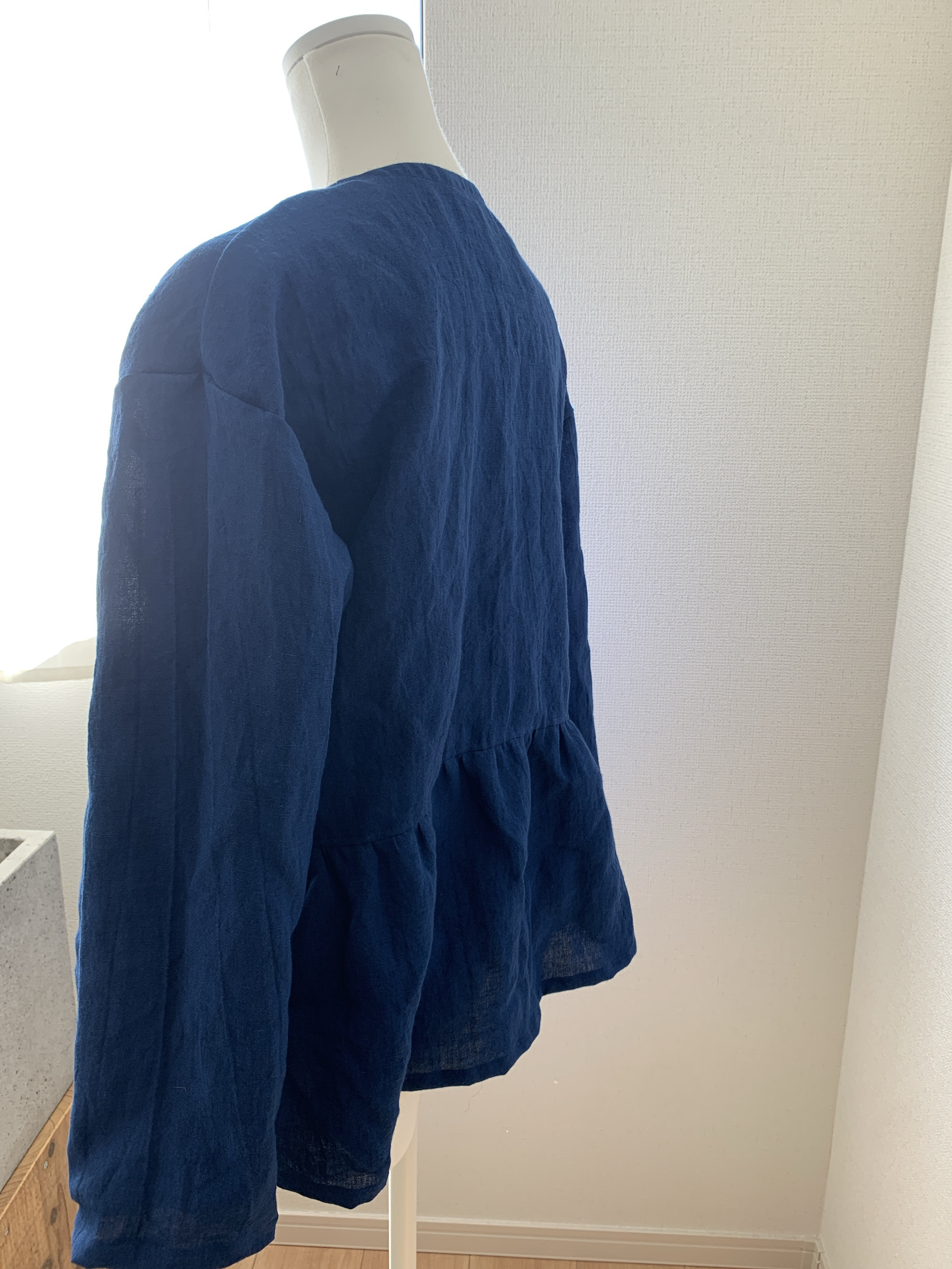 リネンカシュクールブラウス