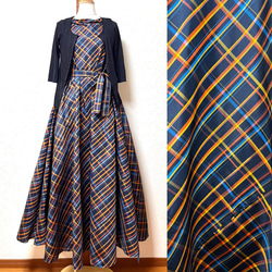 有松絞り浴衣リメイク　Aラインワンピース ☆ 浴衣リメイク 有松絞りで Aラインワンピース | iichi 日々の