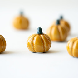 【数量限定】ちいさな陶器のかぼちゃ 4枚目の画像