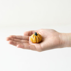 【数量限定】ちいさな陶器のかぼちゃ 3枚目の画像