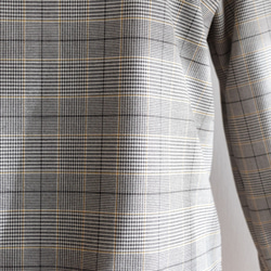 秋のグレンチェック/クラシックブラウス☆茶系 8枚目の画像