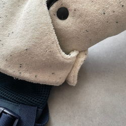 エルゴ対応　パイル生地　つぶつぶ　サッキングパット　肩紐カバー　抱っこ紐カバー　 4枚目の画像