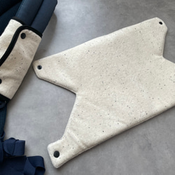 エルゴ対応　パイル生地　つぶつぶ　サッキングパット　肩紐カバー　抱っこ紐カバー　 3枚目の画像