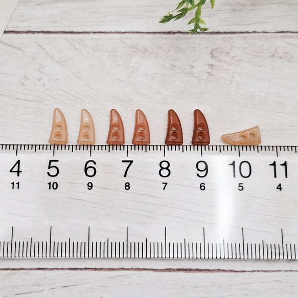 カラートグルボタンM-E 10mm 10個 4枚目の画像