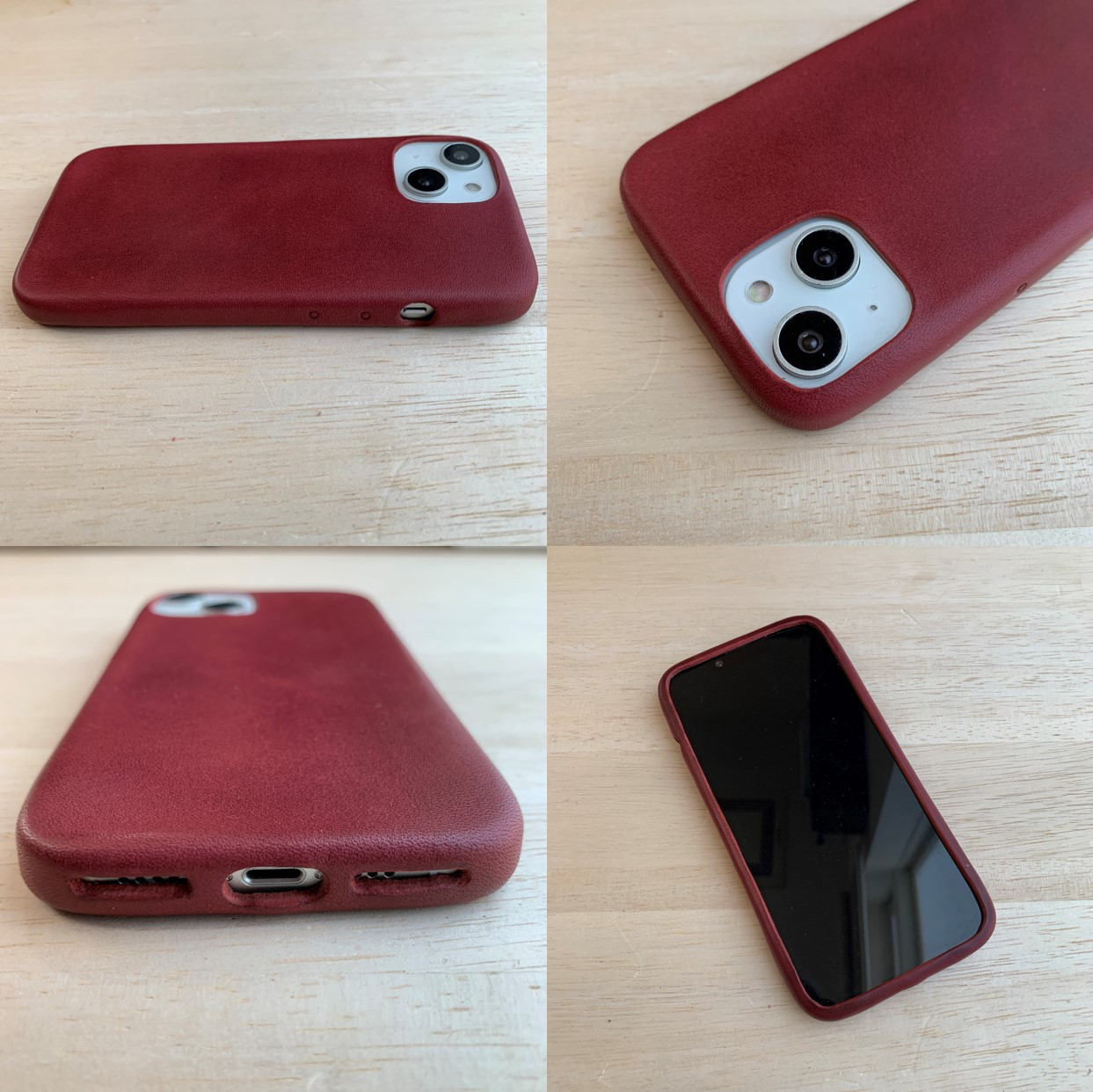 らむ様オーダー品　iPhone16ProMax用　１枚革で作る本革カバー　ケース 【選べる革】 4,680円