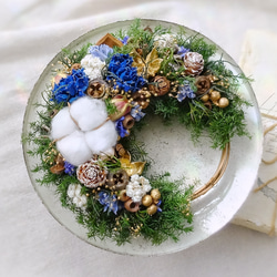 ブルー系リース ◉受注販売 ブルー系のリース | flower shop parc STORE