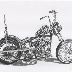 オーダーメイド バイク 筆ペンイラスト イラスト T style 通販