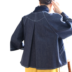 ストレッチデニムショートジャケット 6枚目の画像