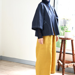 ストレッチデニムショートジャケット 9枚目の画像