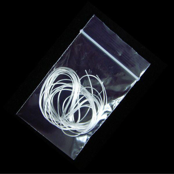 ポリウレタン伸縮ゴム10m +ワイヤー1本　ハンドメイド　天然石　ブレス　結束　水晶の糸　オペロンゴム 3枚目の画像