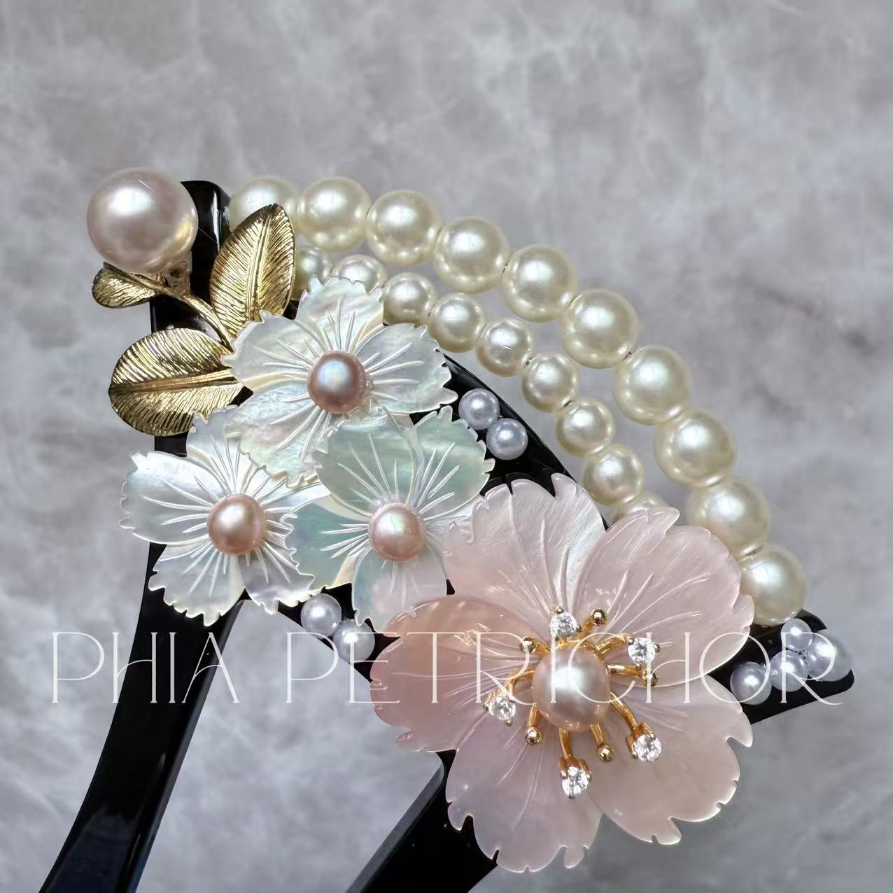 簪 和 K24GP 桜 かんざし バチ型 パール 簪 着物 髪飾り 留袖 着物 成人式 結婚式 卒業式