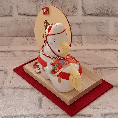 2026 干支飾り 午♡ 午年お正月飾り ちりめん細工人形 卓上タイプ 干支