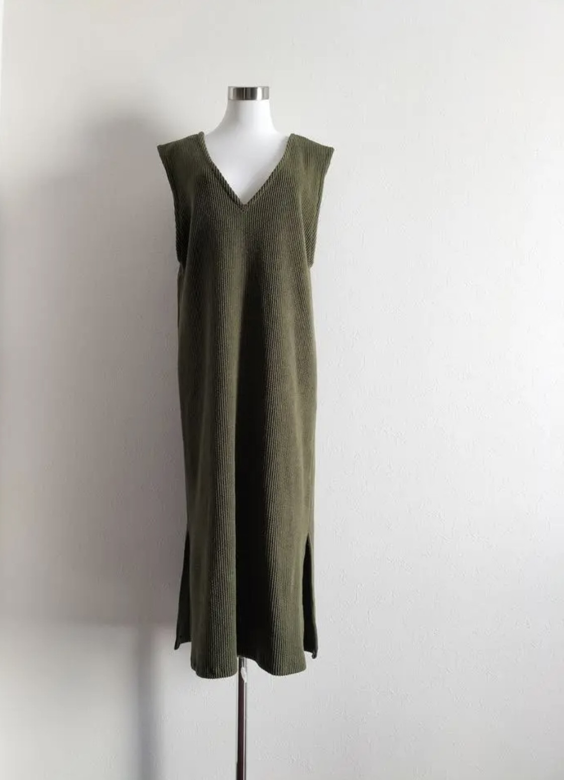 サイズオーダー／ニットコーディロイワンピース