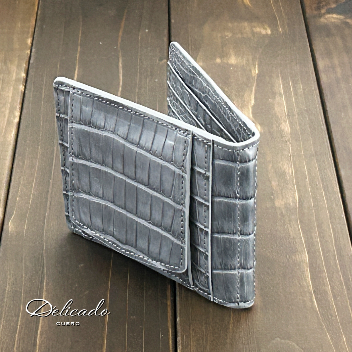 アリゲーター 無双 マネークリップ クラシック スティールグレー