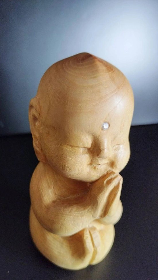 【仏像彫刻】こ地蔵くん③　※スマホの場合、画像を押すと拡大されます