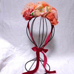 10035】七五三☆顎紐リボン別途☆ひな祭り・成人式・髪飾り・ヘッド