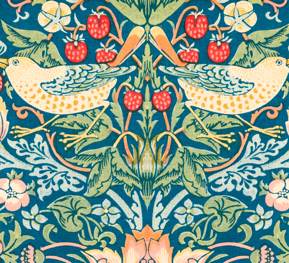 ウィリアムモリス アートポスター アンティーク インテリア 鳥 花柄 ボタニカル 北欧 クラシック レトロ 絵画 11枚目の画像