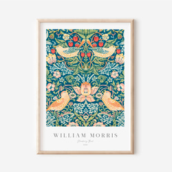 ウィリアムモリス アートポスター アンティーク インテリア 鳥 花柄 ボタニカル 北欧 クラシック レトロ 絵画 10枚目の画像