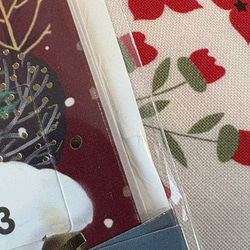 カードタイプの新size！送って楽しめる！『スクエア型！アドベントクリスマス　グリーティングカード　楽しい広場』 6枚目の画像