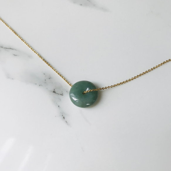[P00-006］ジェイド　JADE  ヒスイ　本翡翠　ペンダントトップ　ミャンマー産　パーツ 1枚目の画像