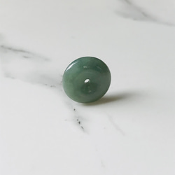 [P00-006］ジェイド　JADE  ヒスイ　本翡翠　ペンダントトップ　ミャンマー産　パーツ 2枚目の画像
