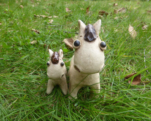 KOCO ＊　仲良し馬さん親子♪　干支の置物 akihitomi様専用 仲良し馬さん親子♪ 干支の置物 2025年最新