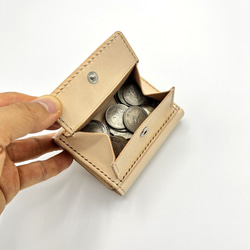 三つ折り財布・ミニ財布　ver.2　 本革・レザー【選べるカラー・名入れ無料】【商品番号：ch116】 9枚目の画像