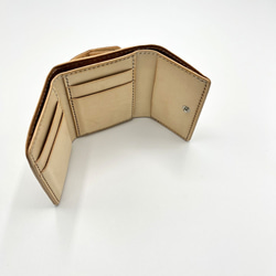 三つ折り財布・ミニ財布　ver.2　 本革・レザー【選べるカラー・名入れ無料】【商品番号：ch116】 6枚目の画像