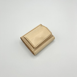 三つ折り財布・ミニ財布　ver.2　 本革・レザー【選べるカラー・名入れ無料】【商品番号：ch116】 2枚目の画像