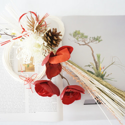 【2026年新作】瑞春紅白のお正月飾り 5枚目の画像