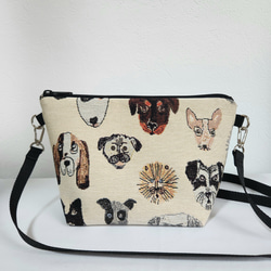 pomppiaのショルダーバッグ ミナペルホネンのファブリックで