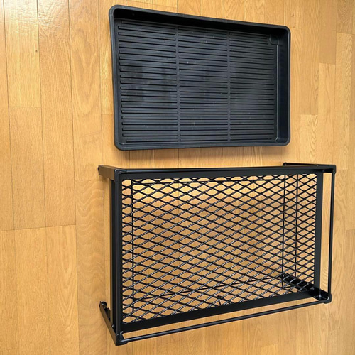 メッシュプランターラック 64cm x 40cm 受け皿付き アガペ グラキリス