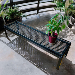 メッシュプランターラック ブラック アイアン家具 アガペ ボタニカル  