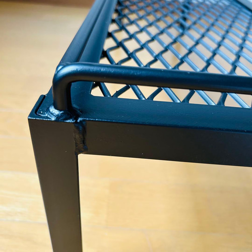 メッシュプランターラック　ブラック　アイアン家具　アガペ　ボタニカル メッシュプランターラック ブラック アイアン家具 アガペ ボタニカル