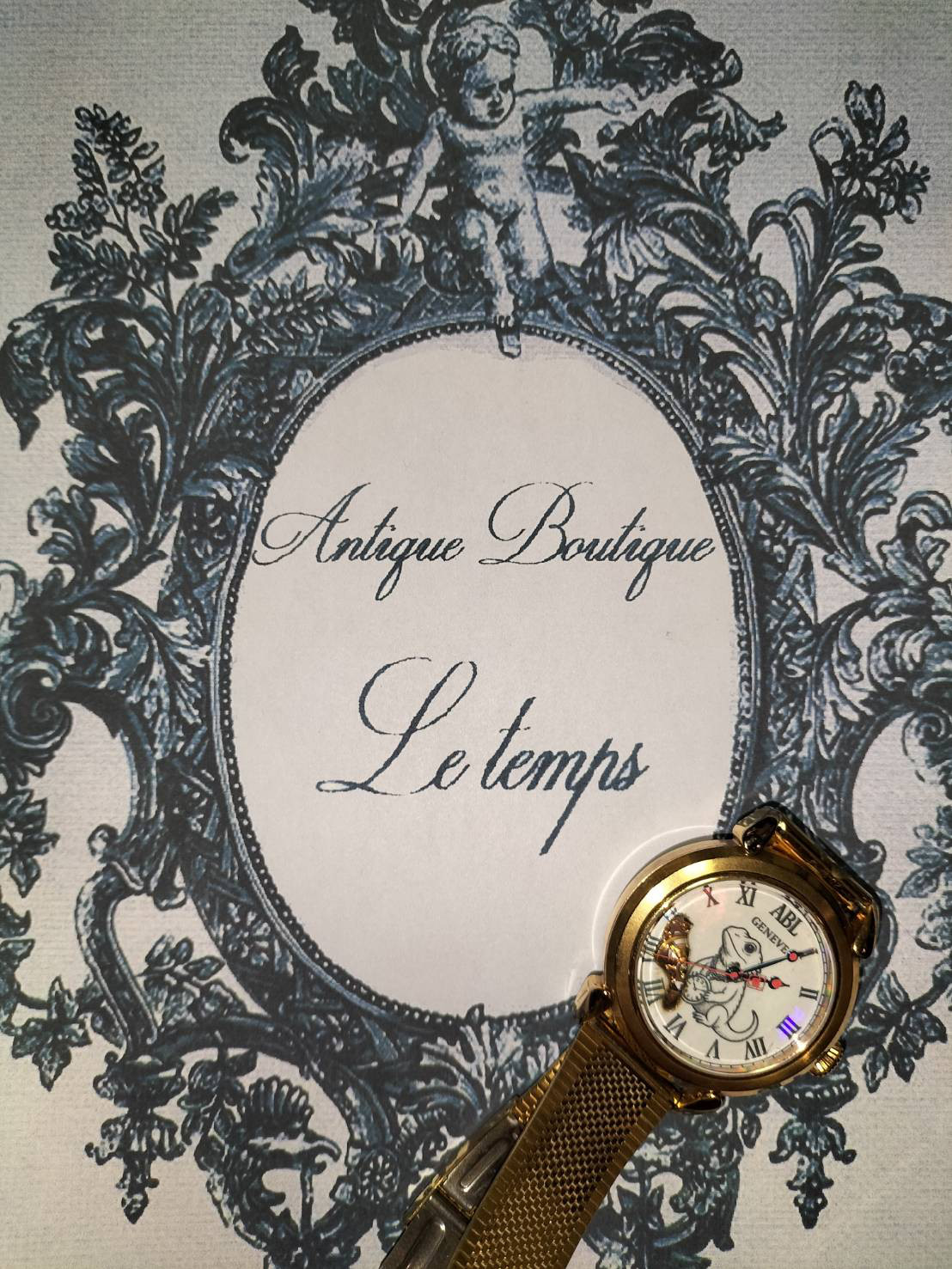 A.B.L  GENEVE  オープンハート  自動巻き
